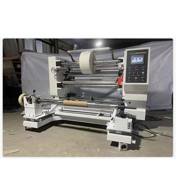 Dischiudete la macchina di taglio verticale da 600 mm Jumbo Roll Cutting Machine per pellicole di imballaggio