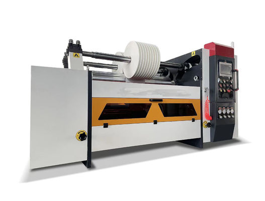 600-1200mm Superficie Curl Slitting Machine 7 pollici touch screen carta speciale Kraft carta Slitting Machine