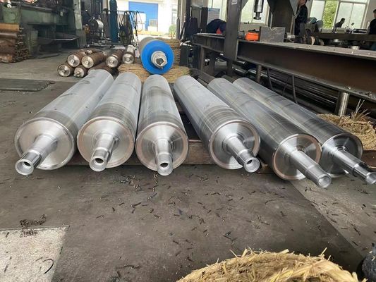 Parti di macchine di imballaggio Instalazione conveniente di rulli in acciaio di potenza e rulli di trazione