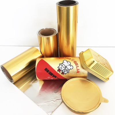 Pellicola di sigillamento in foglio di alluminio personalizzata Pellicola di sigillamento termico per coperchi di tazze Sigillamento ottimale a 180-250C