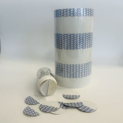 1.0mm 0.05mm Foam Backing Aluminum Foil Sealing Film per diametri di tenuta da 10-180mm