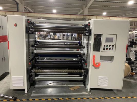 Diametro massimo del rotolo materno 1400 mm Macchina di taglio carta Kraft ad alta velocità Min Larghezza rotolo finito 30 mm