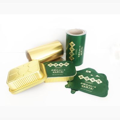 Capo di foglio di alluminio personalizzato per yogurt latte formaggio gelato film di tenuta termico per vari contenitori