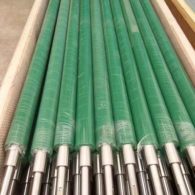 Rulli di gomma di poliuretano resistenti all'usura ad alte temperature per macchine da stampa