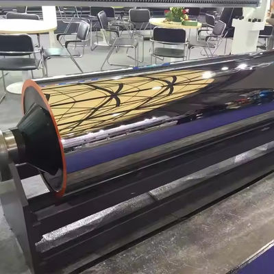 Cina fabbricazione di buona qualità specchio di acciaio lucidato con cromo adatto per macchine da stampa, macchine da laminazione, macchine da rivestimento