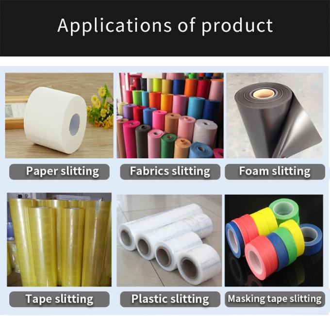 Lamella rotante di taglio rotante ad alta precisione Pvc Edge Blade Lamelle rotanti di taglio macchina tubo di carta nastro adesivo di taglio macchina lama 14